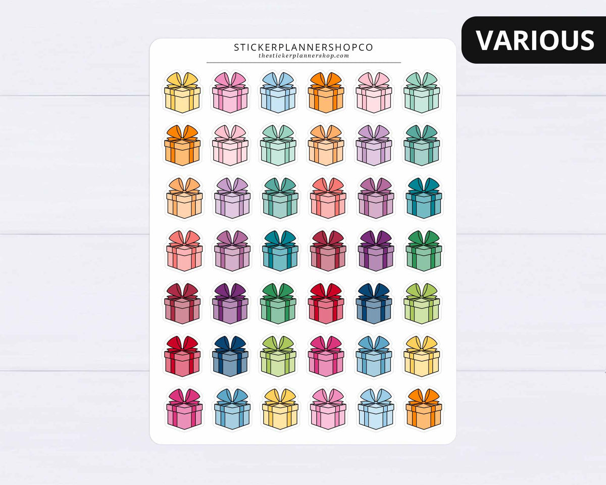 Gift Box Planner Stickers – The Sticker Planner Shop