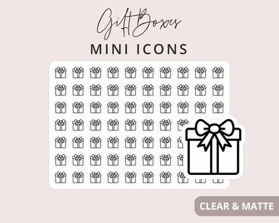 Gift Box Mini Icon Sticker