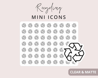 Recycling Mini Icon Sticker