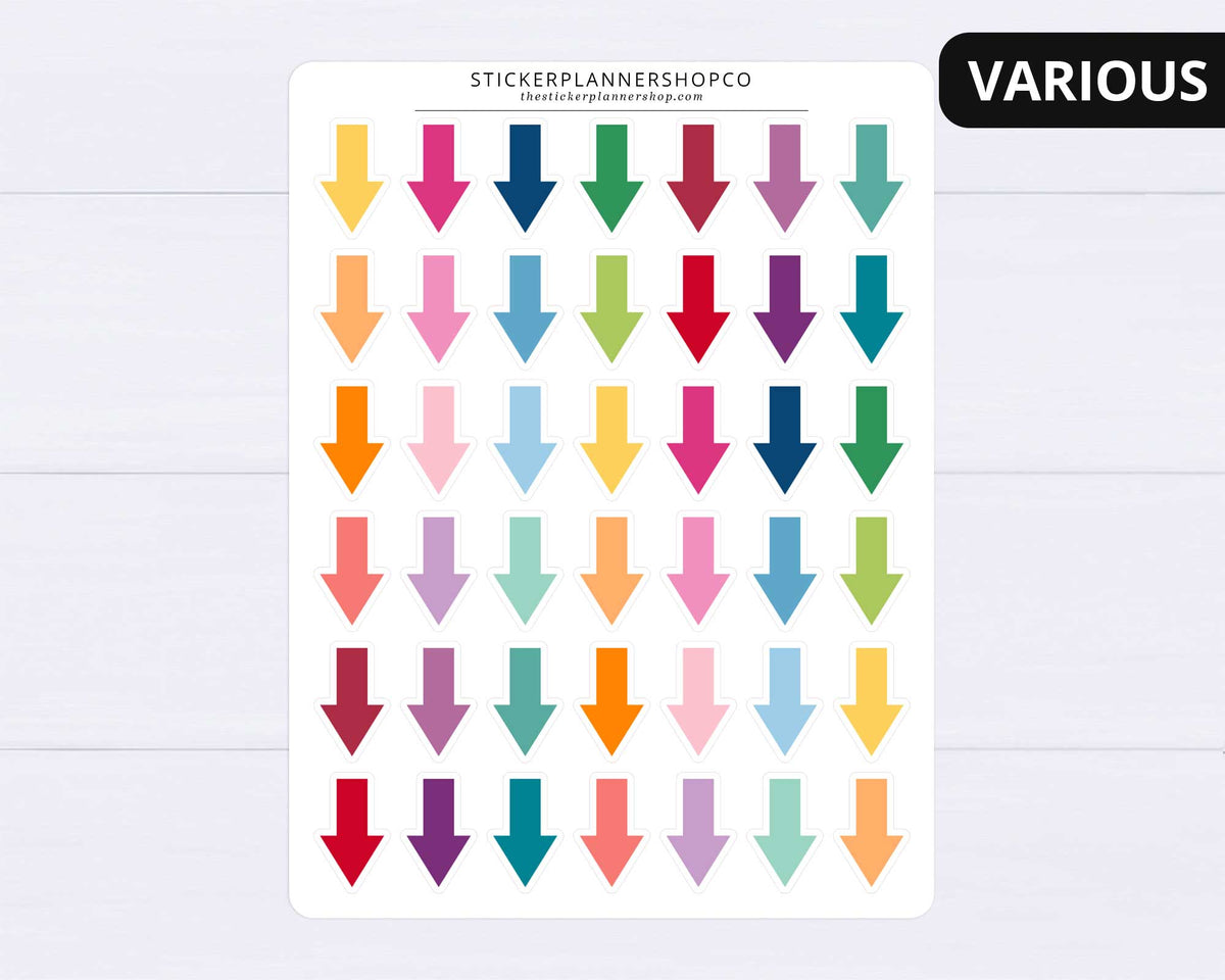 Arrow Planner Stickers – The Sticker Planner Shop