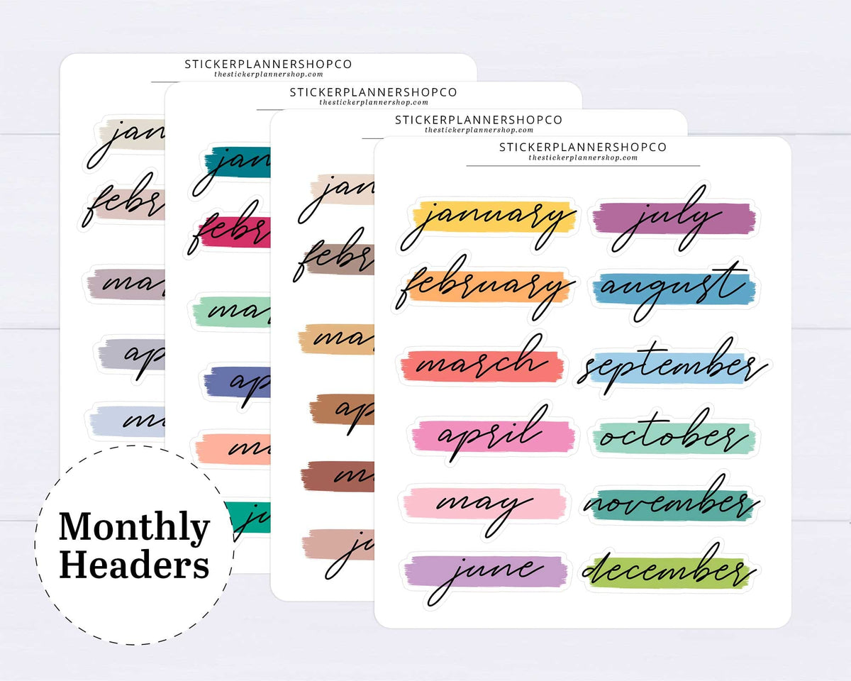 Sticker Sheet October Journal Stickers, Calendar, Planner Stickers