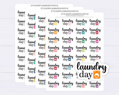LAUNDRY DAY STICKERS
