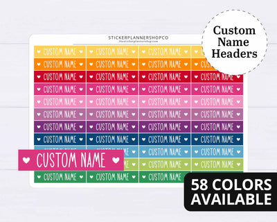 custom name stickers
