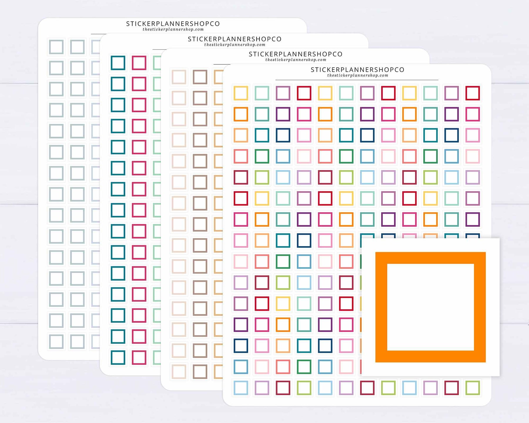 Sticker Check Examples Individual Check Box Stickers – The Sticker Planner Shop