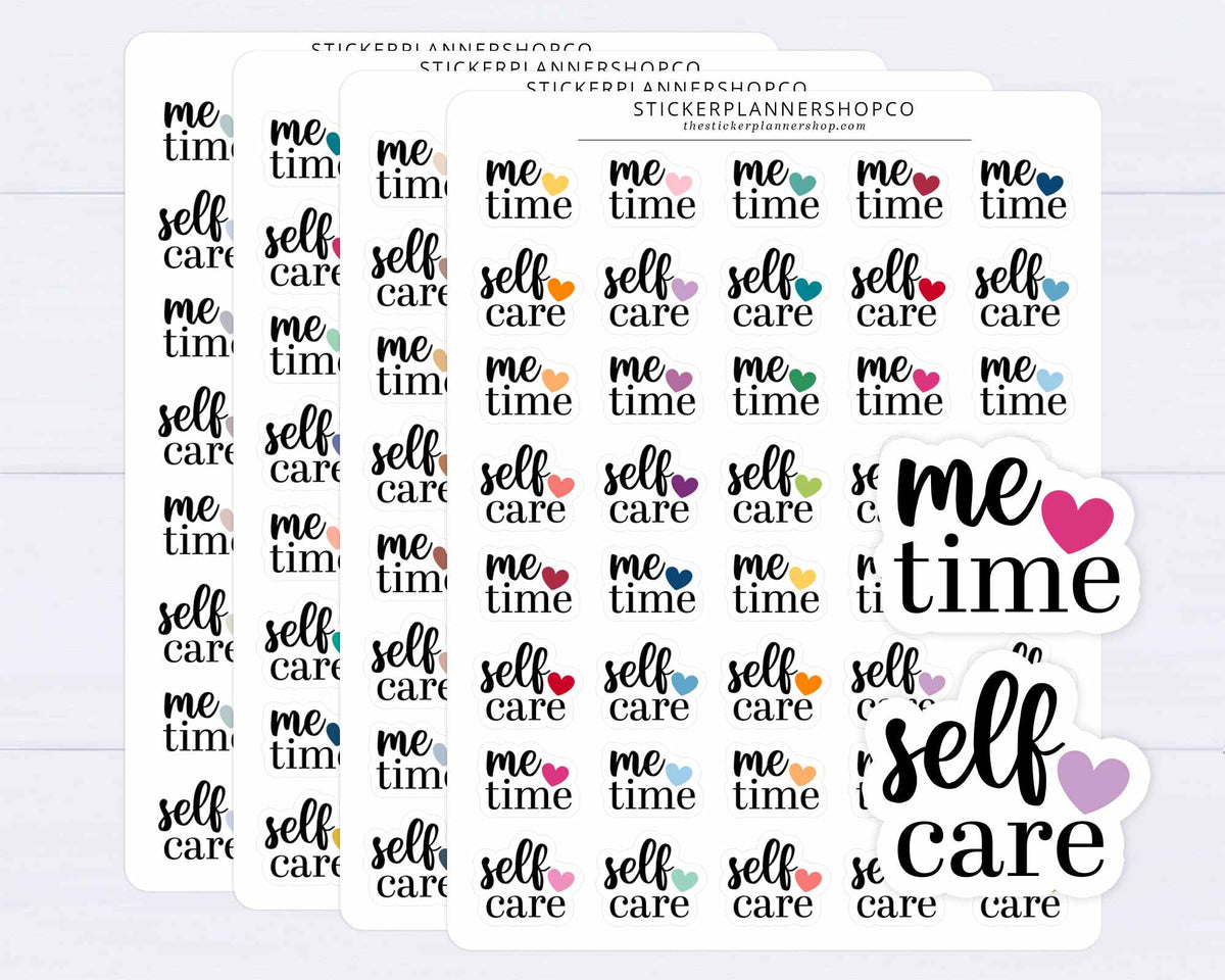 Me Time Self Care Stickers – The Sticker Planner Shop