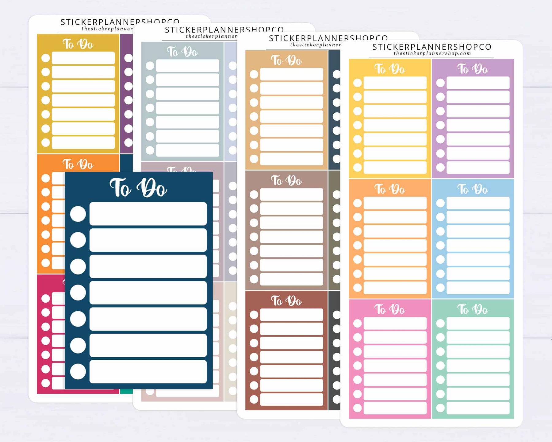 To Do Stackable Sidebar Tracker Stickers – The Sticker Planner Shop