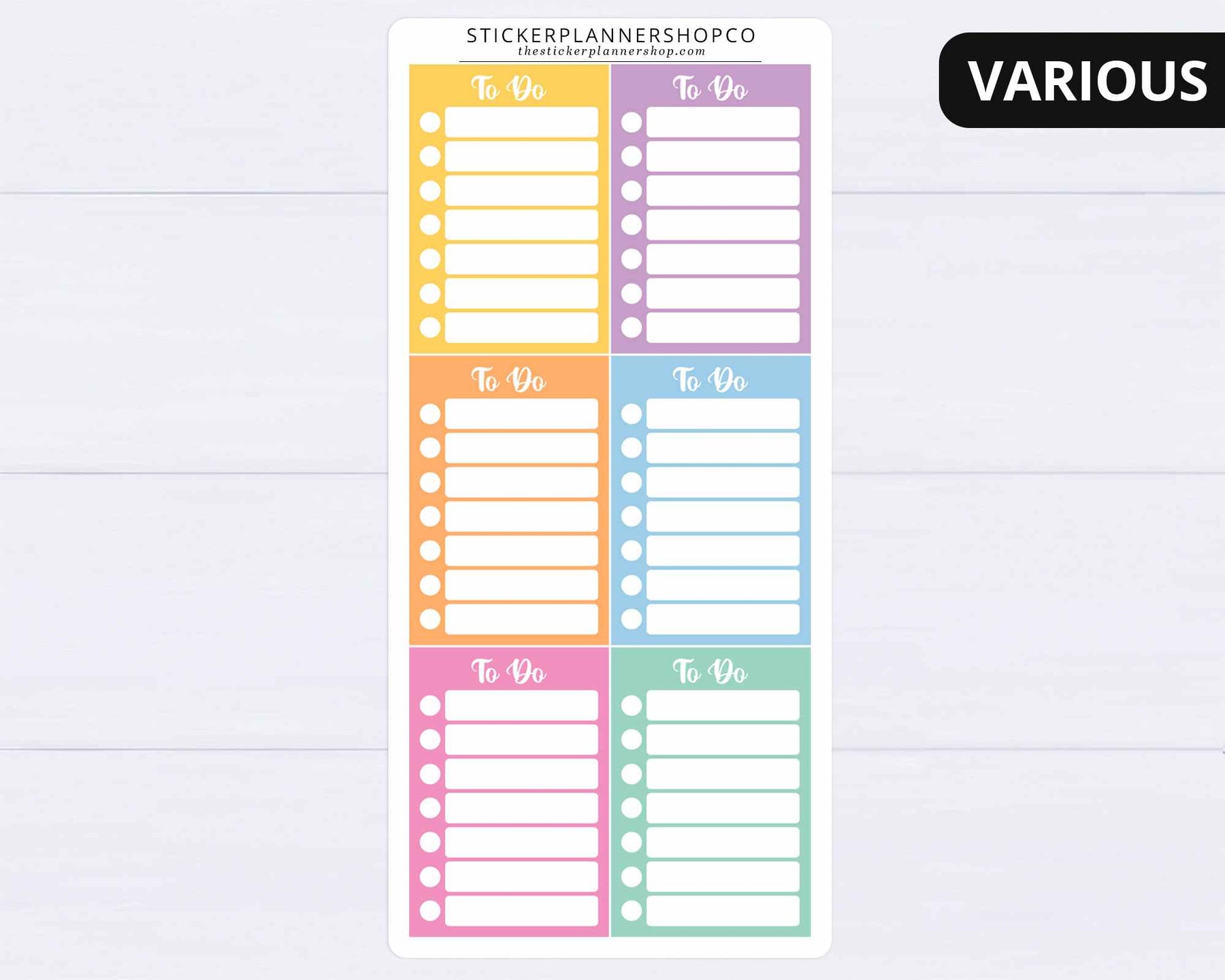Stackable Stickers To Do Stackable Sidebar Tracker Stickers – The Sticker Planner Shop