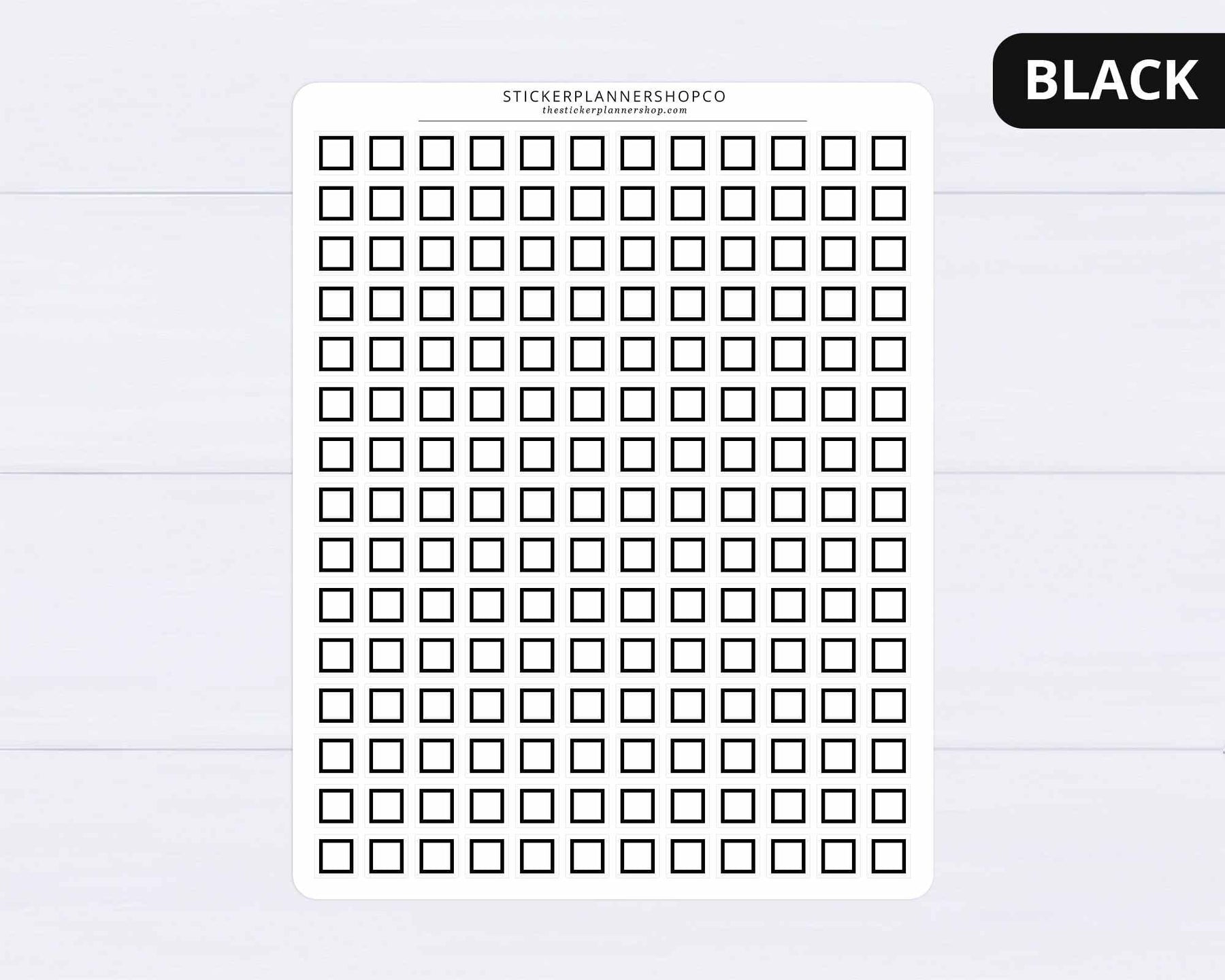 Chk Sticker Individual Check Box Stickers – The Sticker Planner Shop