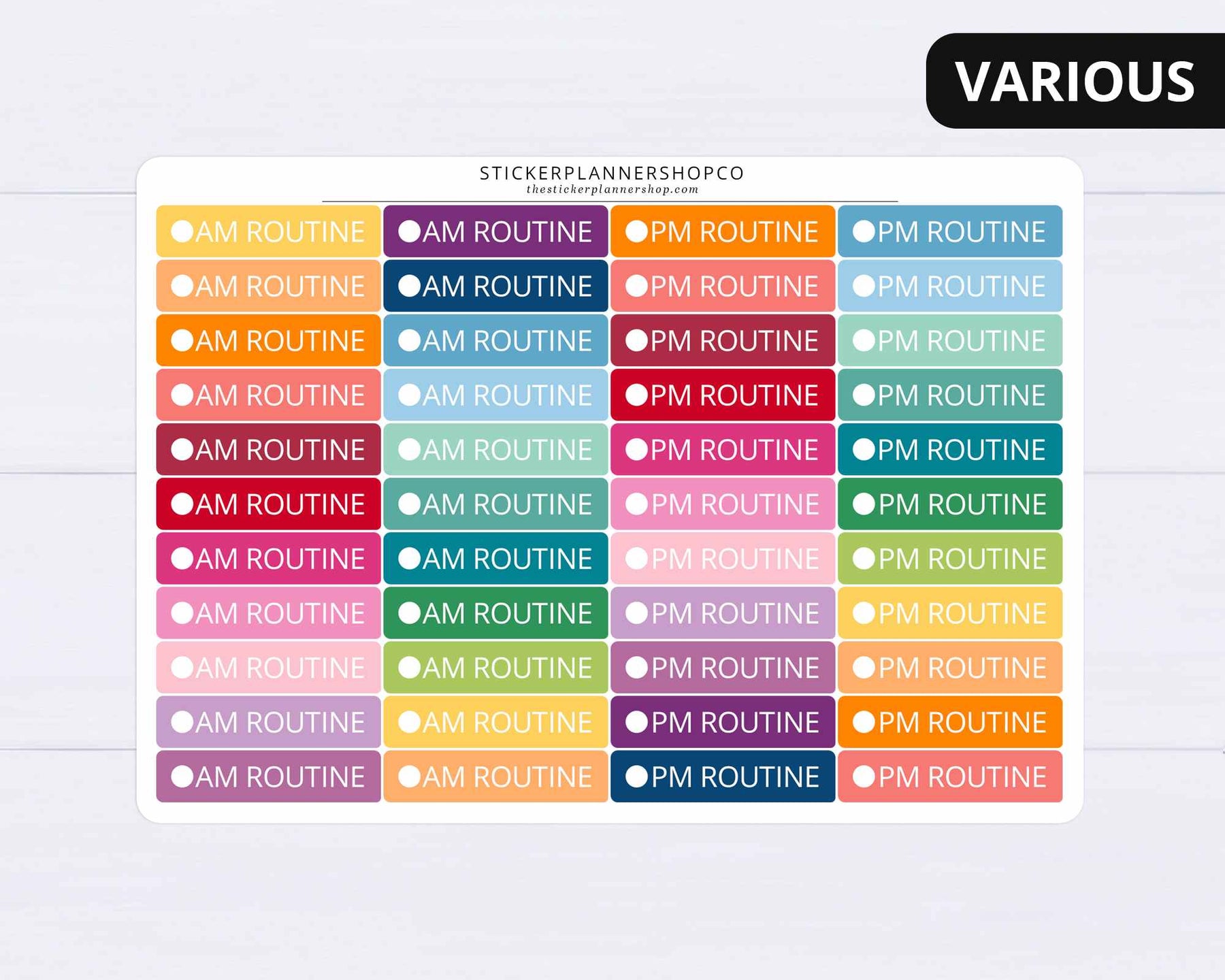 Routine Sticker Close (esc)