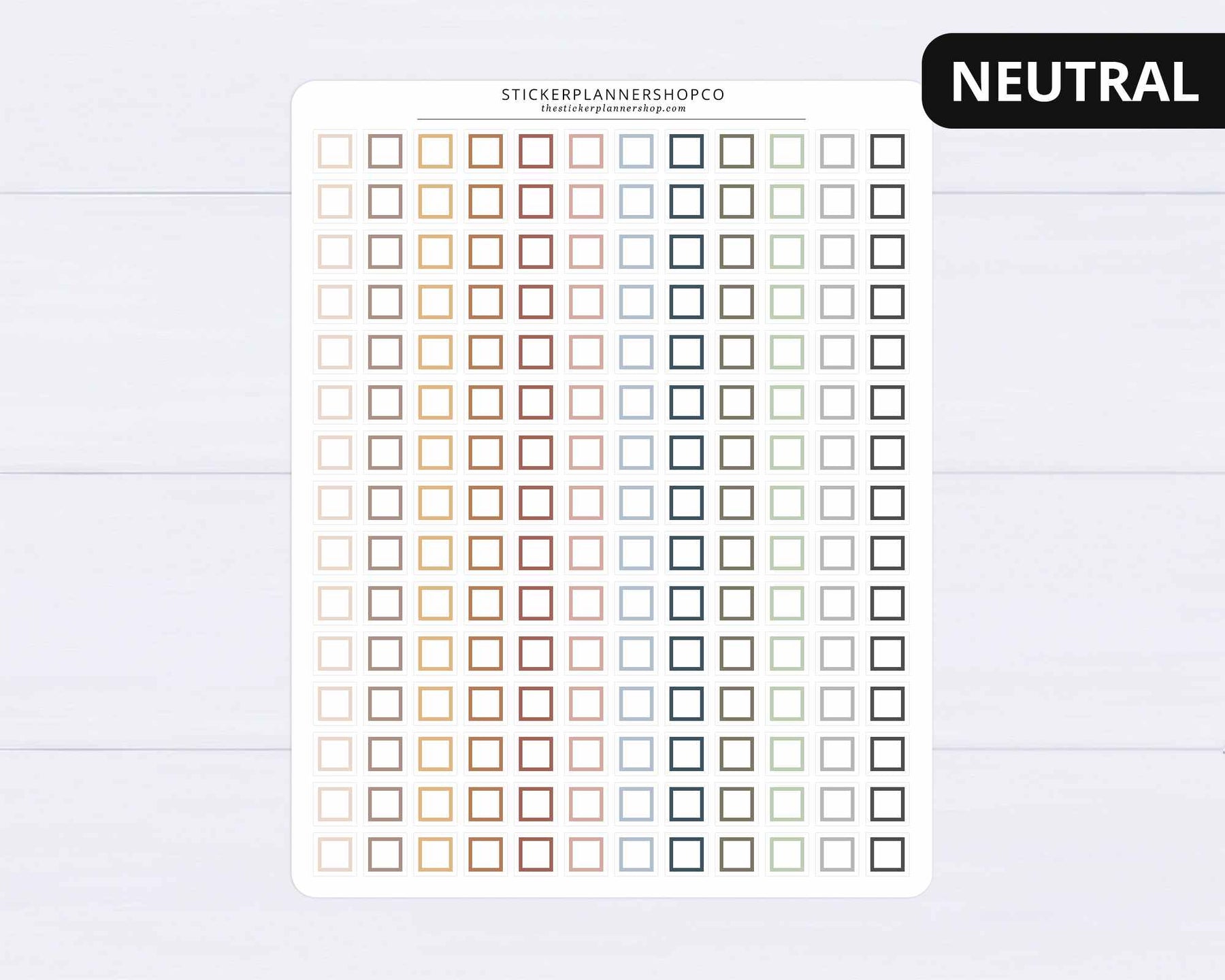 Sticker Check Examples Individual Check Box Stickers – The Sticker Planner Shop