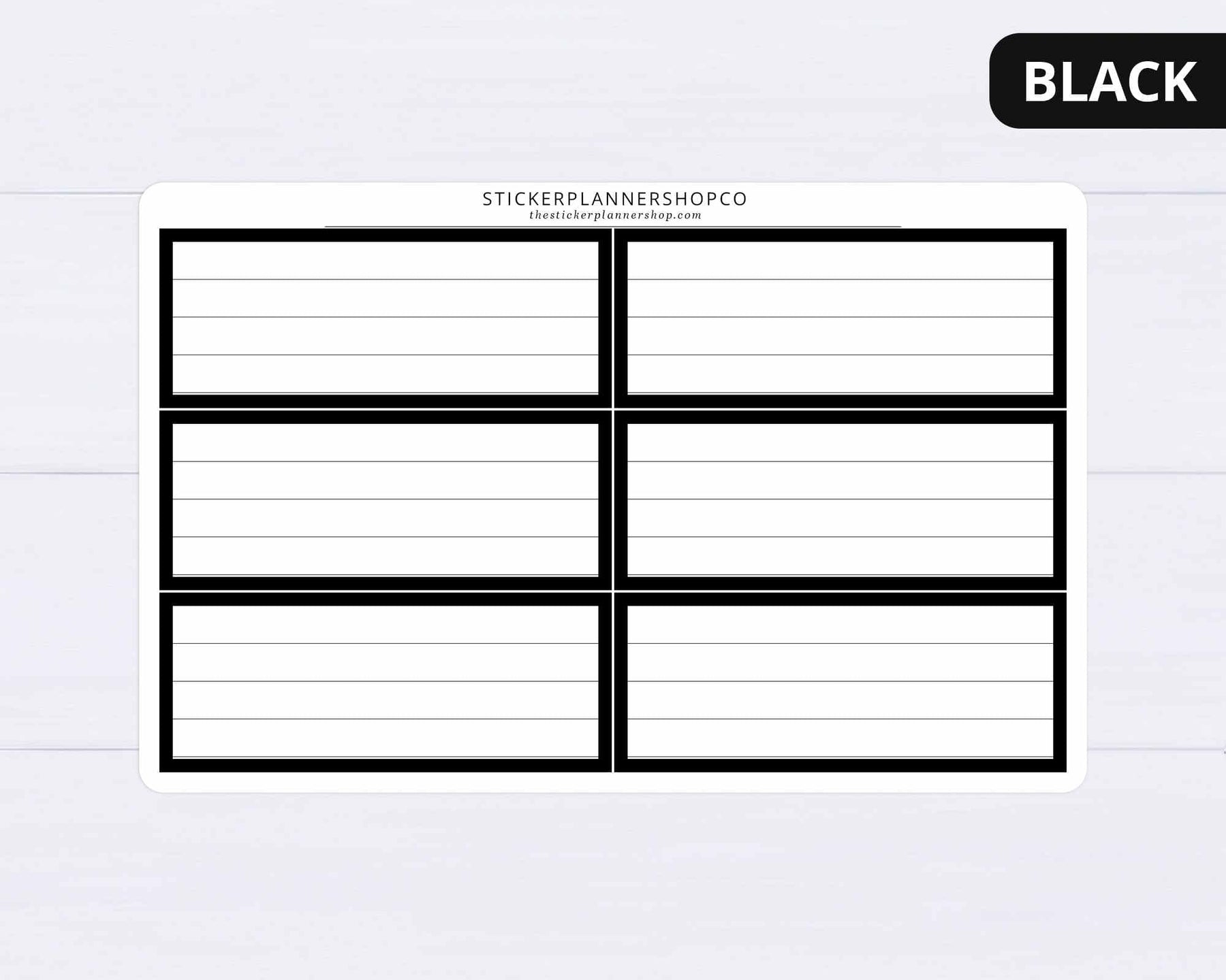 Daily Duo Top Box Cover Stickers – The Sticker Planner Shop