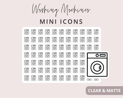 Washing Machine Icon Sticker