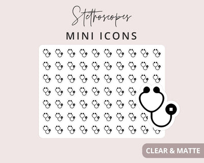Stethoscope Mini Icon Sticker