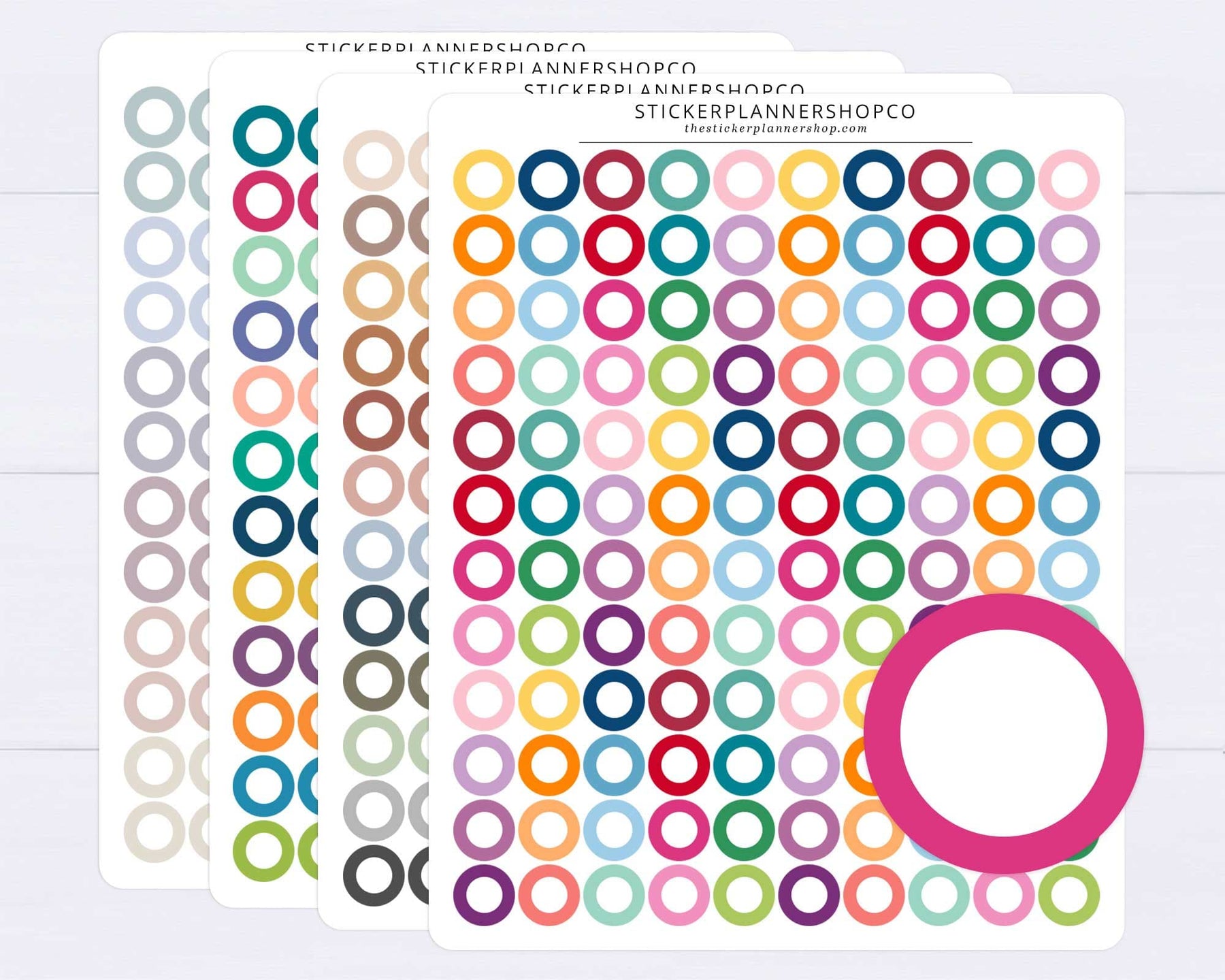 Circle Check Dot Stickers – The Sticker Planner Shop