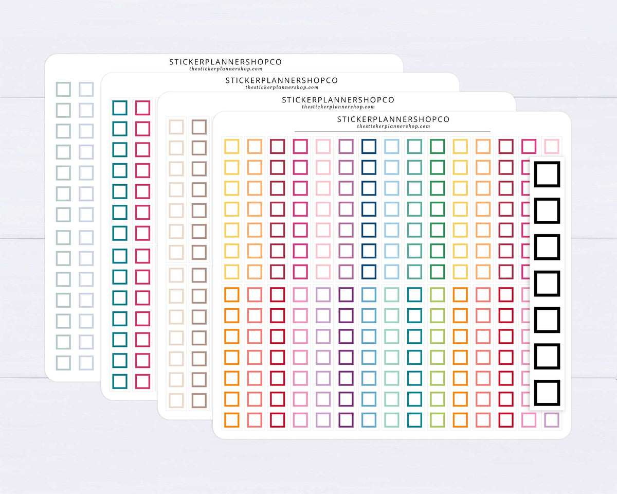 Hourly Checklist Planner Stickers – The Sticker Planner Shop